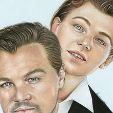 DICAPRIO. Fine Arts, Concept Art, Creativit, Drawing, Pencil Drawing, Artistic Drawing, Portrait Drawing, Realistic Drawing, Design, Graphic Design, Photograph, Traditional illustration, Painting, and Watercolor Painting project by Laura Romero Illustration - 05.05.2019