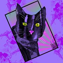 GATO M. Un proyecto de Cómic, Concept Art, Creatividad, Dibujo, Dibujo artístico, Dibujo de Retrato, Diseño gráfico e Ilustración tradicional de Adrián Lopez Maya - 05.05.2019