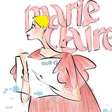 Marie Claire & JUSTMAD Art Fair. Digital Illustration project by Félix Díaz de Escauriaza - 02.26.2019