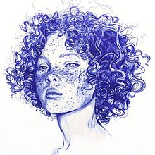 RETRATOS- boli bic-. Un projet de Beaux Arts, Dessin, Dessin de portrait , et Dessin réaliste de Natalia Robledo - 07.10.2018