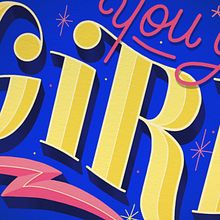 Postales: Los secretos dorados del lettering. Art Direction, Graphic Design, Vector Illustration, Lettering, T, and pograph project by monie arreola - 05.01.2019