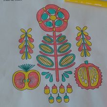 Mi Proyecto del curso: Teoría del color para proyectos textiles. Embroider project by Susanna Garcia - 05.07.2019