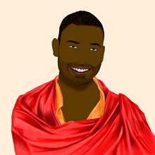 Budista. Un proyecto de Dibujo, Dibujo artístico, Dibujo de Retrato, Dibujo realista, Ilustración tradicional, Ilustración digital e Ilustración vectorial de Aitor Ruiz de Gordejuela Ruiz - 08.05.2019