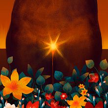 Atardecer . Poster Design, Graphic Design, and Traditional illustration project by Valeria Araya - 05.08.2019