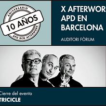 Anuncio Vanguardia X AfterWork APD. Een project van Redactioneel ontwerp y Grafisch ontwerp van Carlos Martínez - 21.06.2018