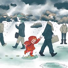 Días de lluvia. Fine Arts, Comic, Concept Art, Drawing, Character Design, Traditional illustration, Digital Illustration, and Children's Illustration project by Álvaro Rubio - 04.17.2019