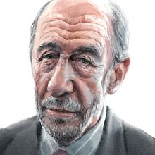 Rubalcaba (El Mundo). Een project van  Tekening,  Artistieke tekening,  Portrettekening, Realistische tekening y Aquarelschilderen van Carlos Rodríguez Casado - 11.05.2019