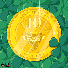 Día de San Patricio Ein Projekt aus dem Bereich Kreativität, Design von Figuren, Traditionelle Illustration und Vektorillustration von Barhlo - 15.03.2019