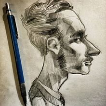 Perfil . Menggambar, Gambar Pensil, Menggambar Artistik, Menggambar Potret, Gambar Realistis & Ilustrasi tradisional proyek oleh Jaume Tenes - 05.14.2019