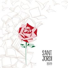 Sant Jordi 2019 . % Mònica González Pijuan tarafından hazırlanan Grafik Tasarım projesi - 04.23.2019