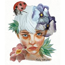 Mi Proyecto del curso: Retrato ilustrado en acuarela. Projekt z dziedziny  Sztuki piękne,  R, sunek art, st, czn, Design, Ilustracja c, frowa, Malowanie akwarelą i Retuszowanie fotografii użytkownika Juaris Al-Nelia - 14.05.2019