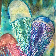 Curso con Ana Calderon Tecnicas modernas. Un proyecto de Pintura a la acuarela de Elena Paulson de Speck - 14.05.2019