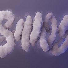 Cartel de humo del curso avanzado de lettering. 3D, and Lettering project by Jose Moreno - 05.14.2019