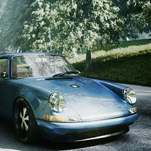 Porsche by Singer. Un progetto di Animazione, Animazione 3D, Street Art, Lighting design, Paesaggismo e VFX di Ro Bot - 14.05.2019