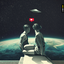 Intergalactic love. Un progetto di Graphic design di Dani Geek - 15.05.2019