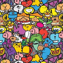 CAKE KINGDOM. Un proyecto de Estampación e Ilustración digital de William Escobar - 20.05.2015