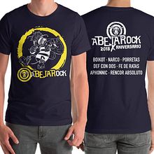 Abejarock - Camisetas. Un proyecto de Br, ing e Identidad, Diseño gráfico e Ilustración tradicional de Marcos Rodríguez González - 15.05.2019
