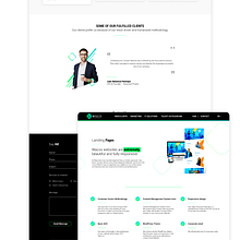 Diseño de Interface - Sitio web - Agencia Digital. Un proyecto de UX / UI y Diseño Web de Esteban Calderón - 15.05.2019
