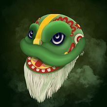 Mi Proyecto del curso: León Chino, Ilustración digital con Procreate. Fine Arts, Drawing, Graphic Design, and Digital Illustration project by Cecilio Cobos Rodríguez - 05.15.2019