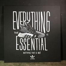 Colaboración adidas.. Un proyecto de Bellas Artes, Caligrafía, Fotografía de moda y Lettering de Chisko Romo - 17.02.2018