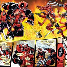 Deadpool Kills Deadpool. Character Design, and Traditional illustration project by Salva Espín - 05.16.2019