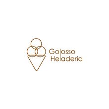 Diseño de logotipo para Heladería Golosso. Un proyecto de Br, ing e Identidad, Diseño de logotipos y Diseño gráfico de Miguel Camacho Gordaliza - 16.05.2019