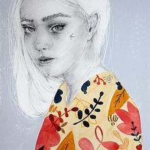 ¿Qué piensan tus ojos? Mi Proyecto del curso: Retrato con lápiz, técnicas de color y Photoshop. Projekt z dziedziny Trad, c i jna ilustracja użytkownika carmen_eme - 16.05.2019