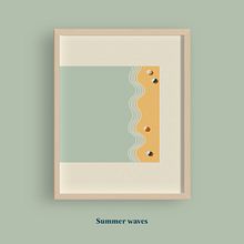Summer waves. Un proyecto de Diseño editorial, Ilustración tradicional e Ilustración digital de Maitane González Azpiroz - 16.05.2019