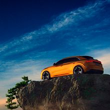 AUDI / Q8 / ORANGE. Un proyecto de 3D, Arquitectura, Diseño, Diseño de automoción y Diseño de producto de Asen Kartsov - 17.05.2019