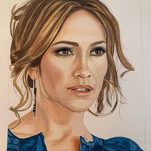 Mi Proyecto del curso:  Retrato realista con lápices de colores. Un progetto di Disegno di ritratti di Lucy - 17.05.2019