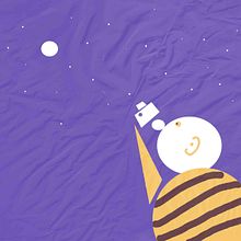 "Foto de la luna". Mi Proyecto del curso: Ilustración original de tu puño y tableta. Een project van Digitale illustratie van Adriana Rey - 18.05.2019