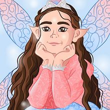 Princess. Un proyecto de Dibujo, Diseño, Diseño de personajes, Ilustración tradicional, Ilustración digital, Ilustración infantil e Ilustración vectorial de Hirra Al Andalus - 18.05.2019