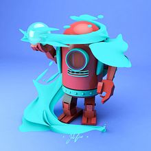 Personaje en 3d_ LUC-HNuevo proyecto. Un proyecto de 3D, Creatividad y Diseño de personajes 3D de Julio Casique - 19.05.2019