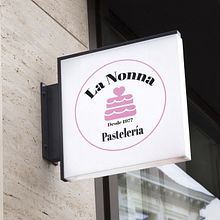 Diseño de logotipo y carta de productos para pastelería La Nonna en Madrid . .. Un progetto di Design di loghi di javier de la calle hernandez - 19.05.2019