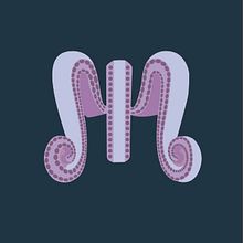 Octopustype Ein Projekt aus dem Bereich Bildende Künste, Zeichnung, Design, Grafikdesign, Beleuchtung für Fotografie, Digitale Illustration, T und pografie von Andrea Cabeza Moreno - 19.05.2019