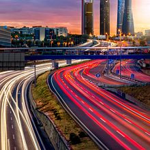 Sunset Madrid Skyline. Un proyecto de Fotografía y Retoque fotográfico de David Nieto Martín - 20.05.2019