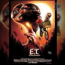 ET - Poster alternativo - Mixed media. Drawing, Artistic Drawing, Portrait Drawing, Realistic Drawing, and Digital Illustration project by Mariano Mattos - 06.22.2020