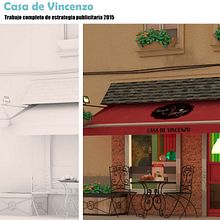 Casa de Vincenzo .3D PROYECTO. Trabajo completo de estrategia publicitaria 2015. 3D, Web Development, Design, Poster Design, and 3D Modeling project by Gali - 03.01.2015