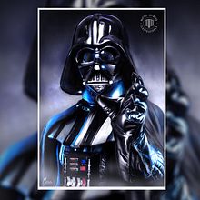 Darth Vader - ilustraciòn en marcadores, làpices de colores y aerògrafo.. Film, Drawing, Pencil Drawing, Artistic Drawing, and Realistic Drawing project by Mariano Mattos - 05.22.2019