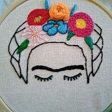 Frida. Un proyecto de Bordado de csampedroiglesias - 22.05.2019