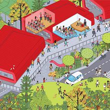 Mural EXPLORA. Traditional illustration project by Raeioul - 05.23.2019