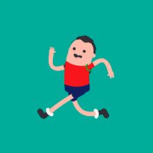 Animación [running cycle]. Een project van 2D-animatie van Alex Mundaraín - 17.02.2019