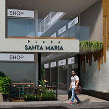 Plaza Santa María. Een project van 3D, Architectuur, Digitale architectuur e Interactief ontwerp van Alex Mundaraín - 13.04.2019