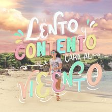 Mi Proyecto del curso: Caligrafía y lettering para Instagram con Procreate | Buena vibra de canciones tropicales que me llevan a la playa cada vez que las escucho.. Design, Graphic Design, Lettering, T, and pograph project by Ibelis Garzón - 05.24.2019
