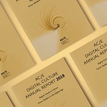 Anuario AC/E de Cultura Digital 2018. Un proyecto de Diseño editorial y Diseño gráfico de Emiliano Molina - 01.04.2018