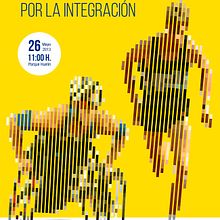 Cartel carrera por la integración. Un proyecto de Diseño de carteles de Daniel Santiago Maldonado - 24.05.2019