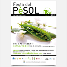 Carrtel Festa del Pèsol. Poster Design, Logo Design, Editorial Design, and Graphic Design project by Georgina Coma - 05.24.2019