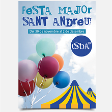 Cartel Festa Major. Poster Design, Logo Design, Editorial Design, and Graphic Design project by Georgina Coma - 05.24.2019