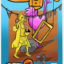 Mi Proyecto del curso: Cartel Teatro. Un progetto di Illustrazione tradizionale di Mario Corral-Munoz García - 25.05.2019