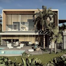 Casas de Playa JSARQ. Un progetto di 3D, Architettura, Architettura digitale, Architettura d'interni e Modellazione 3D di Douglas Muñoz - 01.11.2018